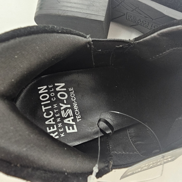 Kenneth Cole Reaction Side EZ-ON Ankle Booties Black Suede Women’s Size 9.5 - Picture 12 of 15